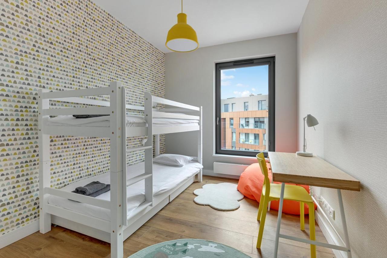 Premium Family & Business Old Town Riverside Apartment With Parking Gdańsk Exteriör bild
